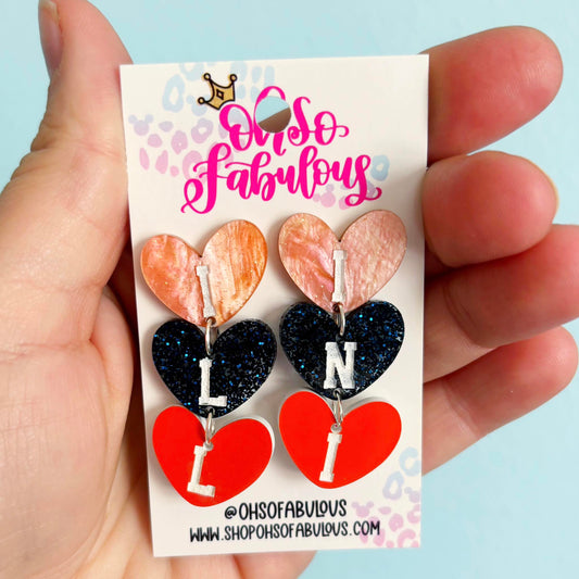ILL - INI Heart Stacker Earrings