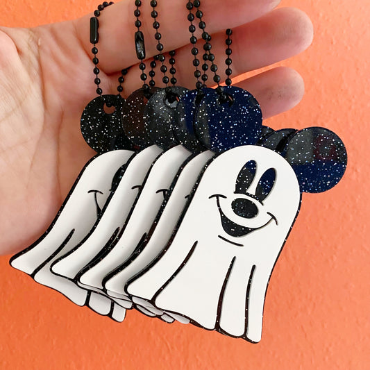 Mouse Ghost // Key Chain // Bag Charm