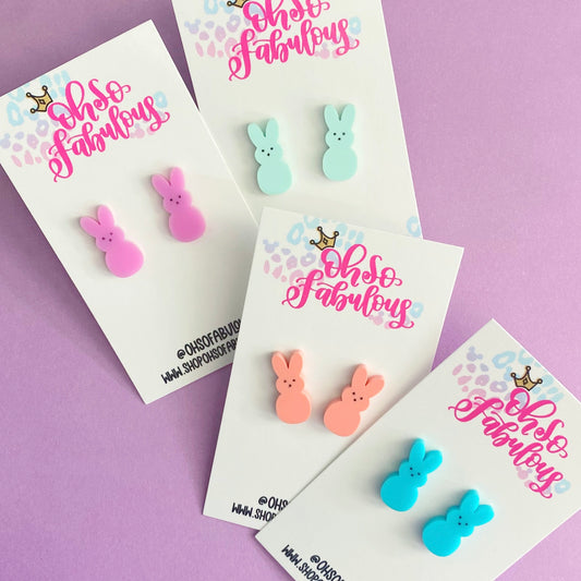 Bunnies /// Stud Earrings /// RTS