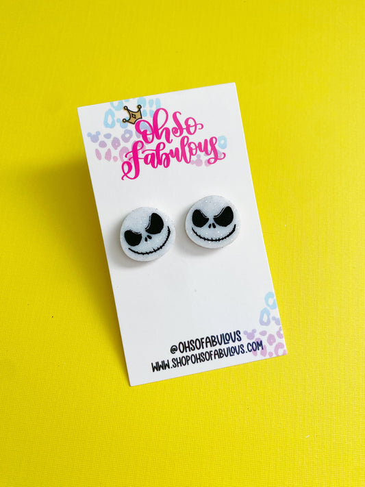 Pumpkin King Stud Earrings