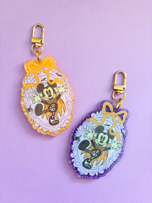 Coquette Halloween Mouse // Key Chain // Bag Charm