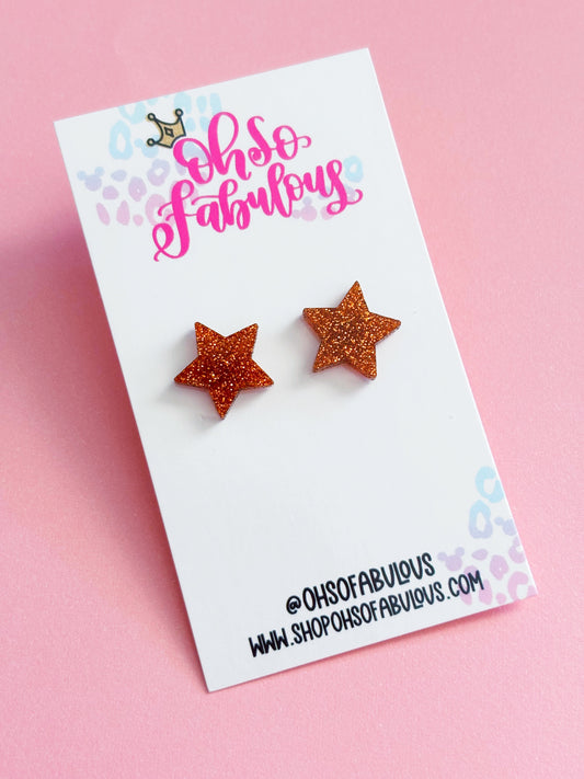 Showgirl Star Stud Earrings