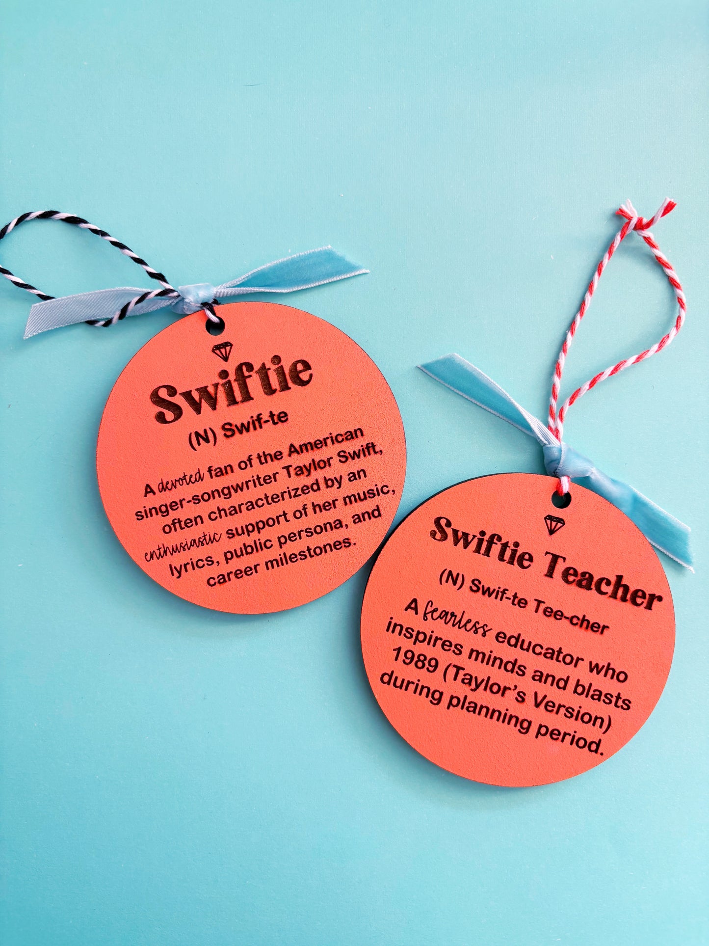 Swiftie // Swiftie Teacher /// Christmas Ornament