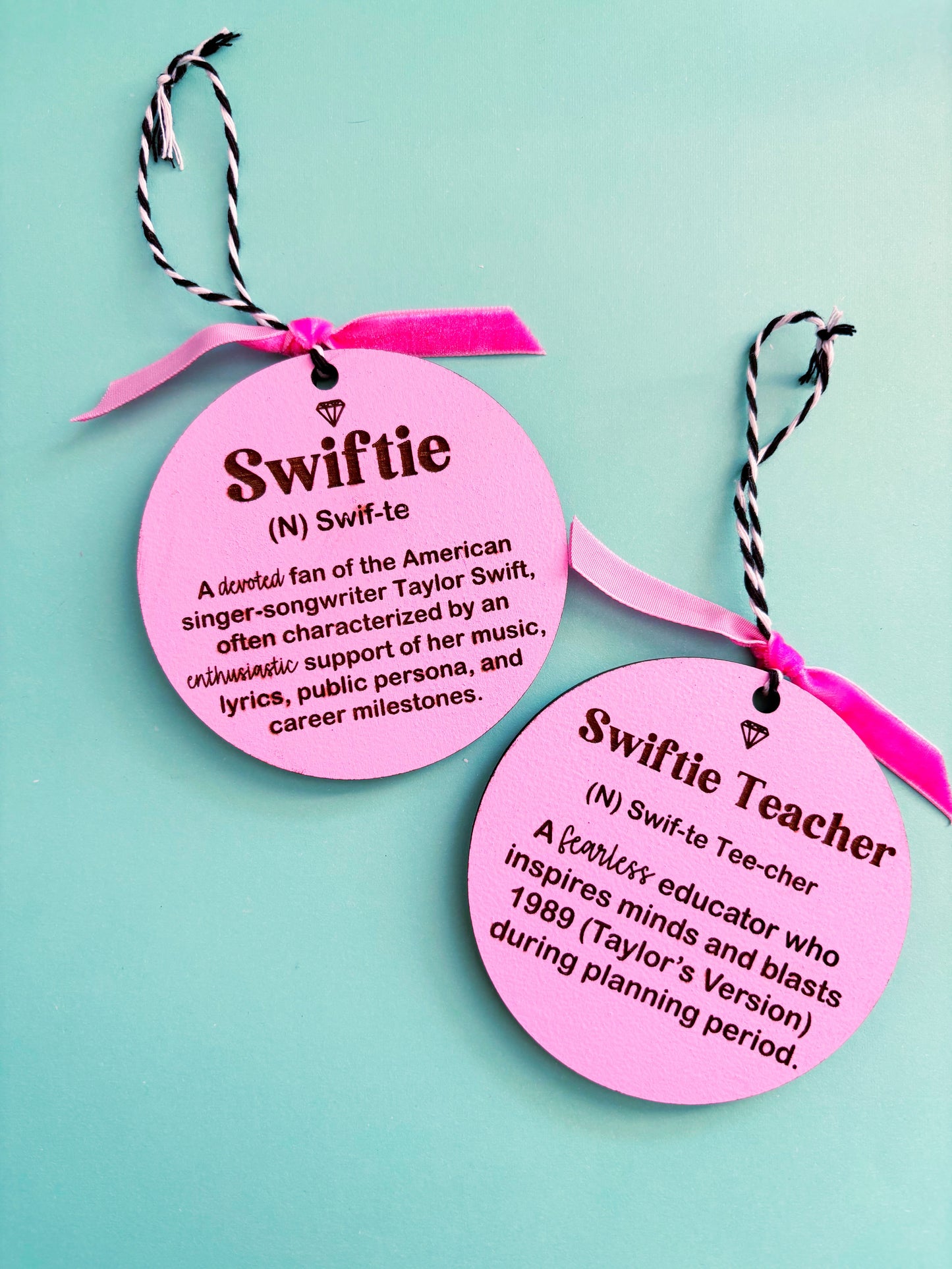 Swiftie // Swiftie Teacher /// Christmas Ornament