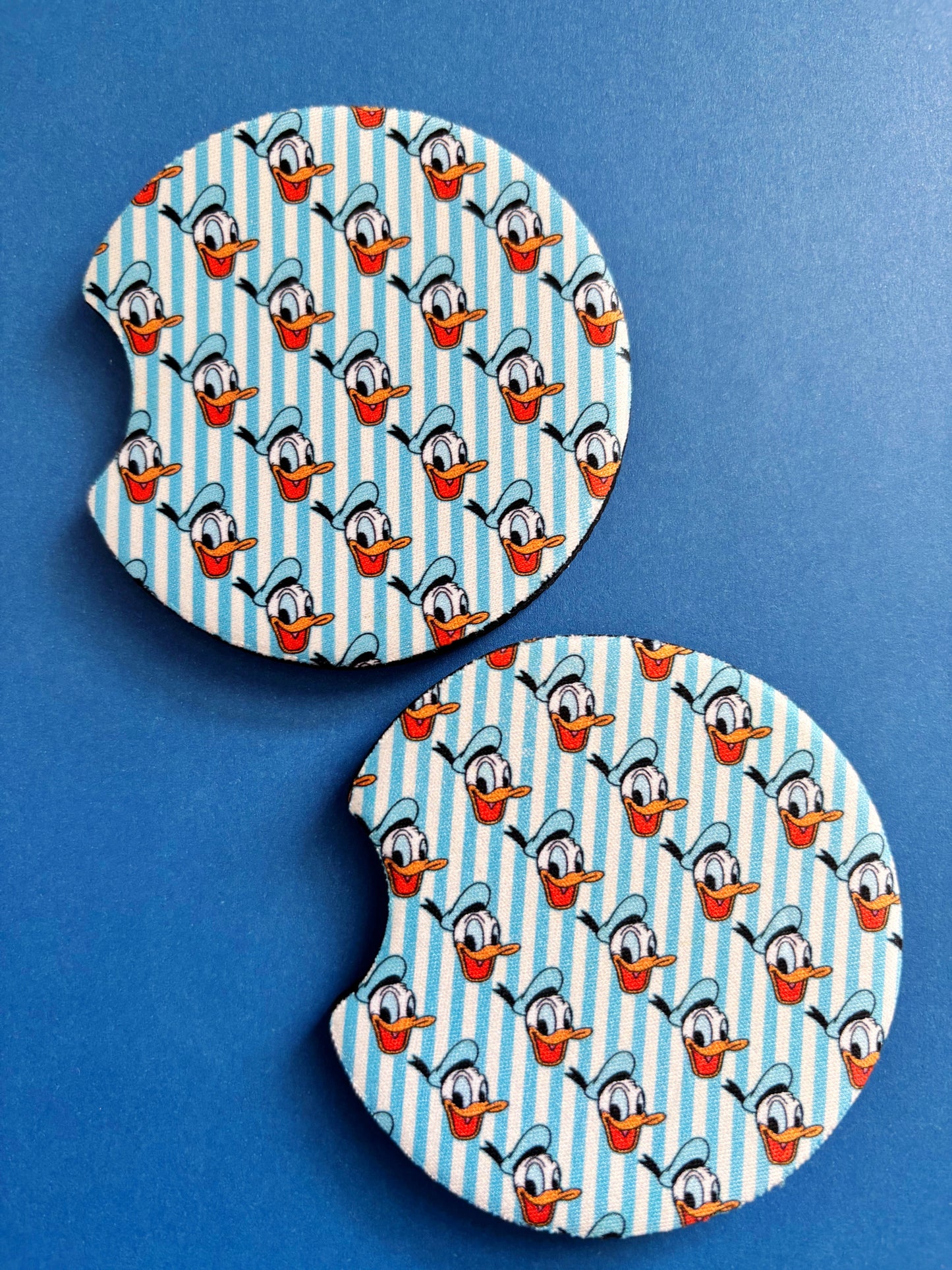 Grouchy Duck \\ Car Coasters
