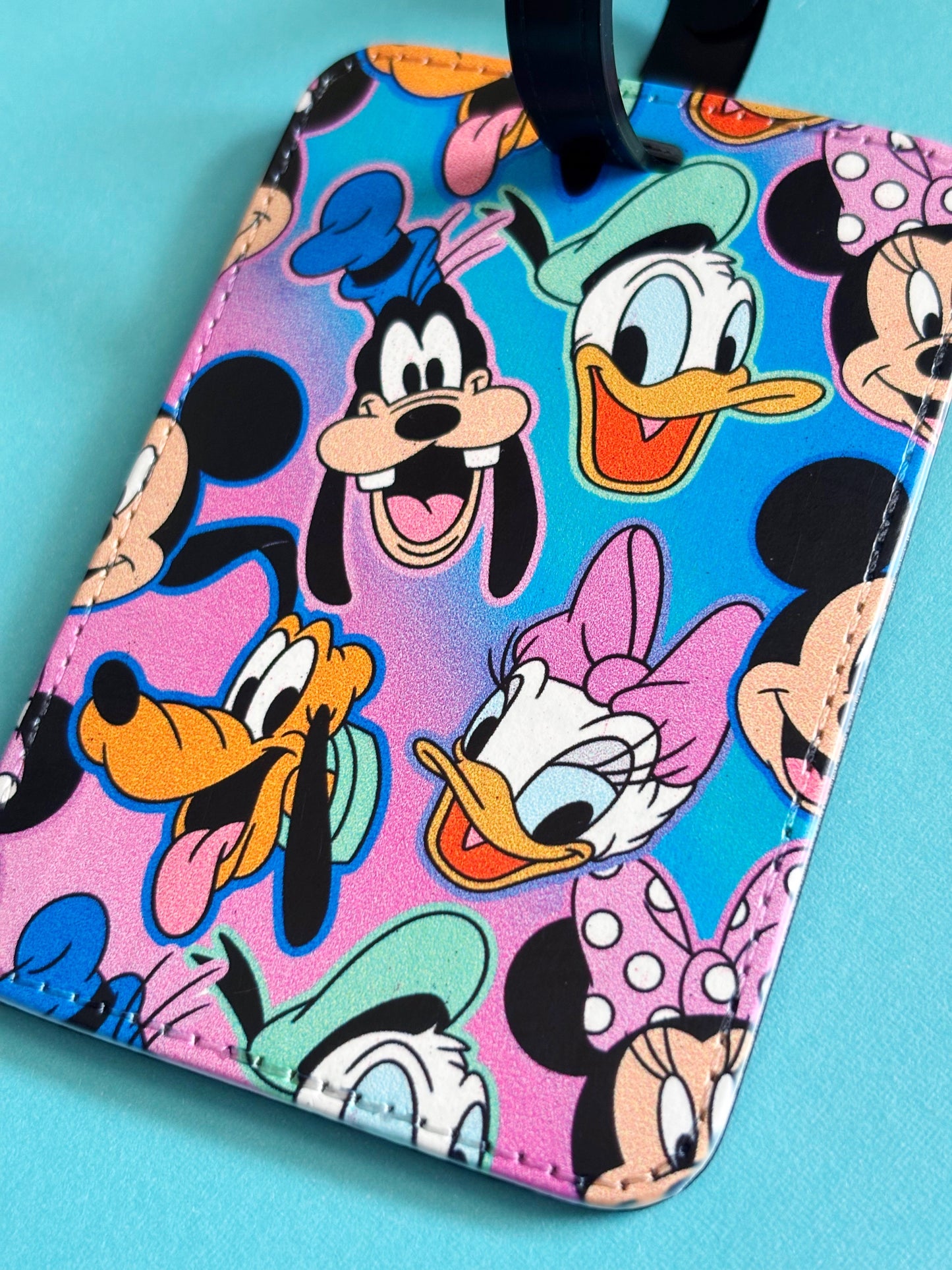 Favorite Gang // Pink and Blue // Luggage Tag