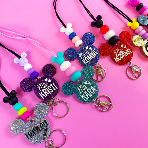 Personalized Mouse Lanyards
