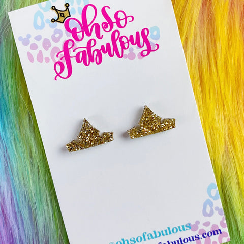 Crown Studs Earrings /// RTS