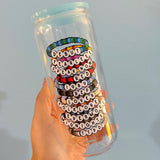 20oz Glass Can Cup /// Swiftie Bracelets