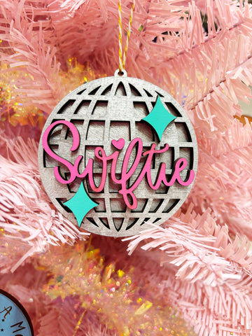 Swiftie Disco Ball Christmas Ornament