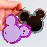 Mouse Glitter Bag Charms