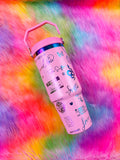 Swiftie Full Wrap /// Engraved Stainless Steel 30oz Tumbler // Rainbow Plated