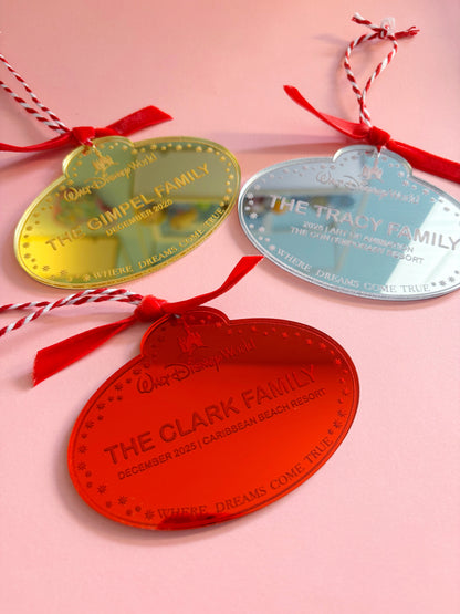Family Personalized Christmas Ornament