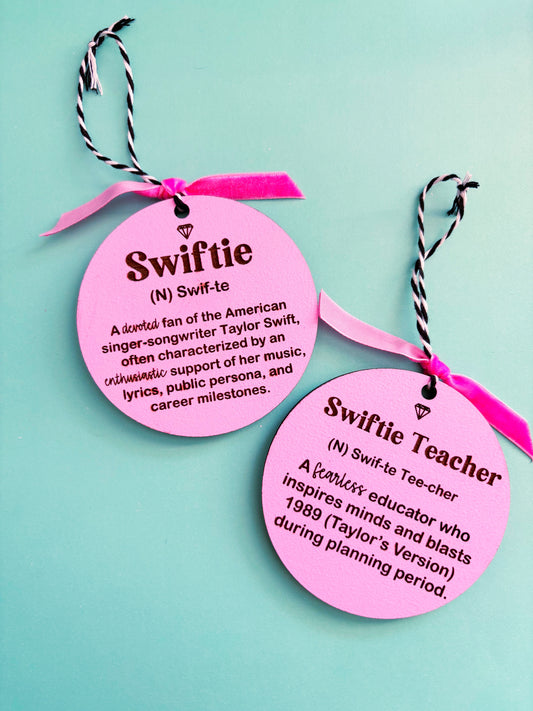 Swiftie // Swiftie Teacher /// Christmas Ornament