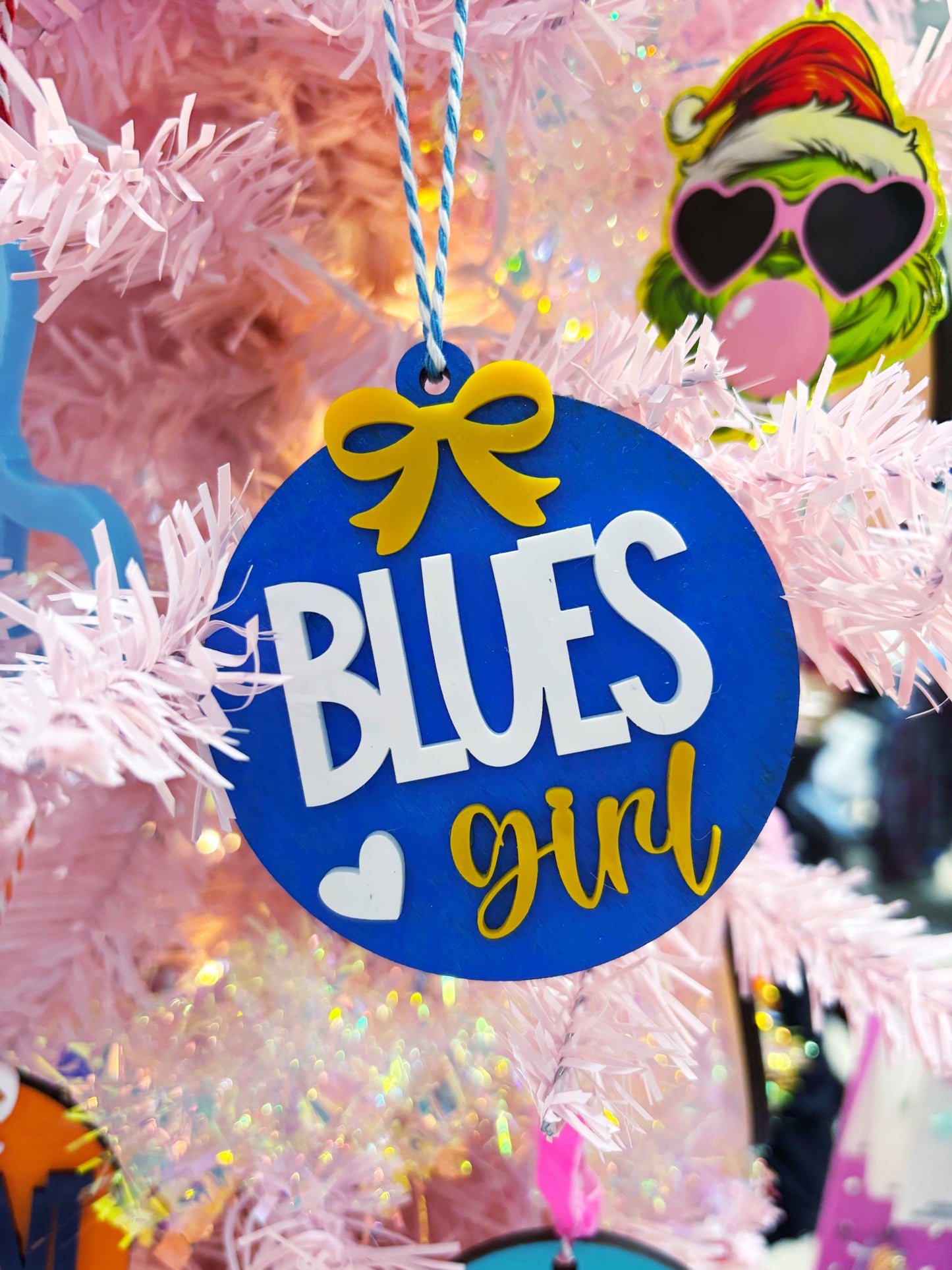 Team Girl // Christmas Ornament