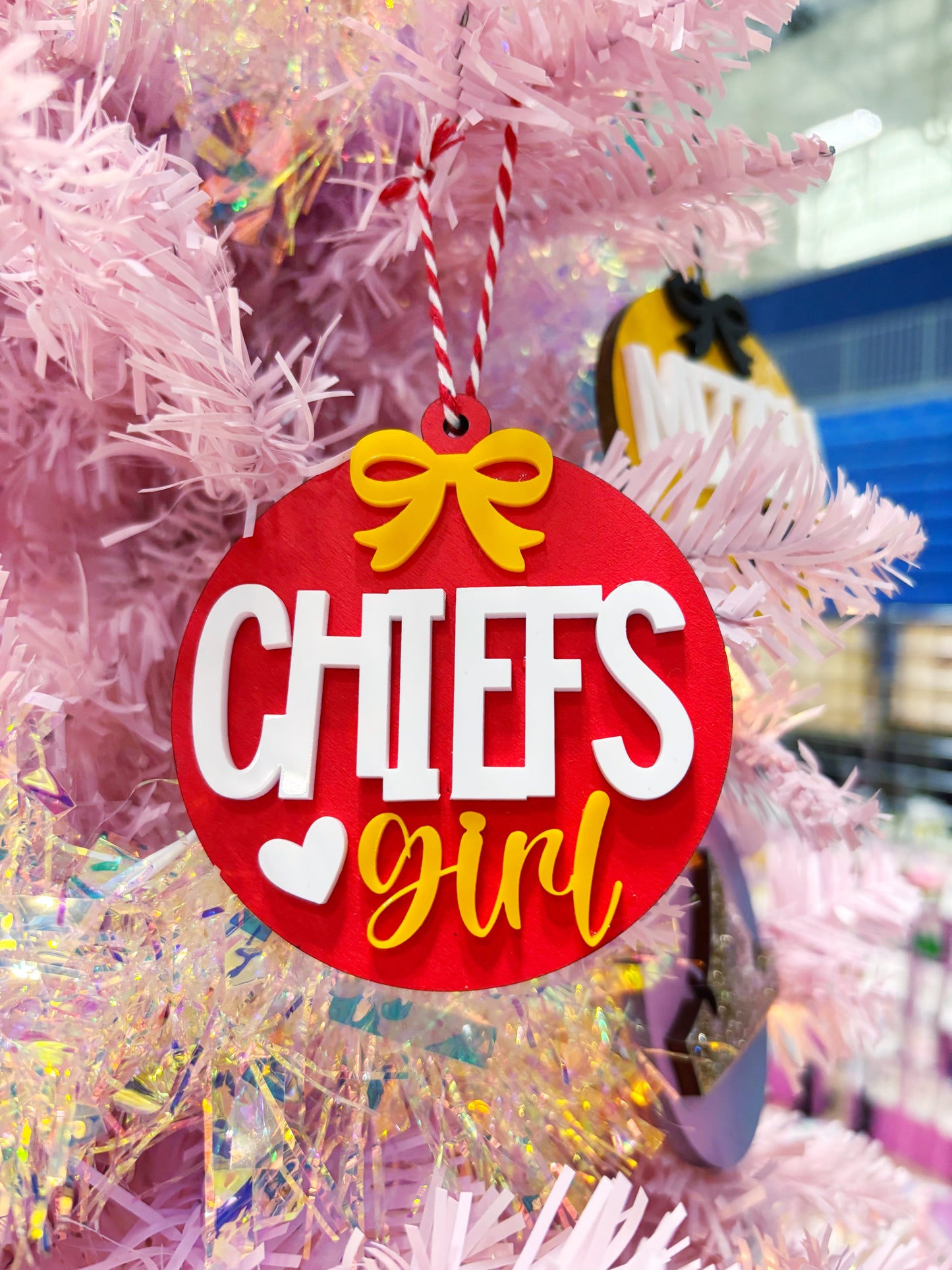 Team Girl // Christmas Ornament