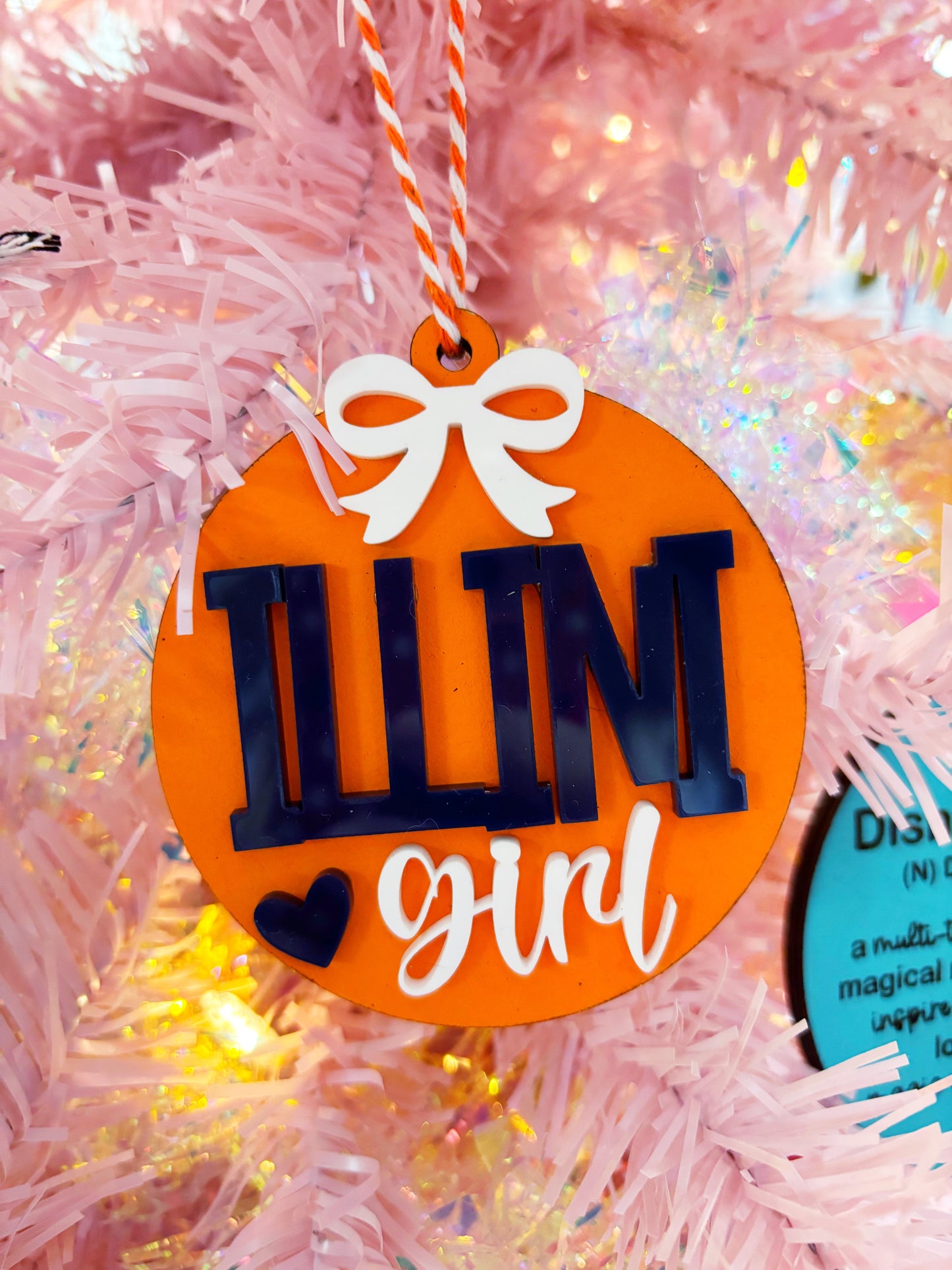 Team Girl // Christmas Ornament