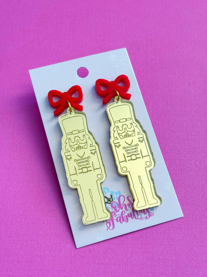 Nutcracker /// Christmas Dangle Earrings