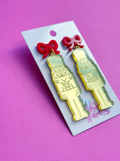 Nutcracker /// Christmas Dangle Earrings