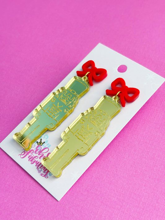 Nutcracker /// Christmas Dangle Earrings