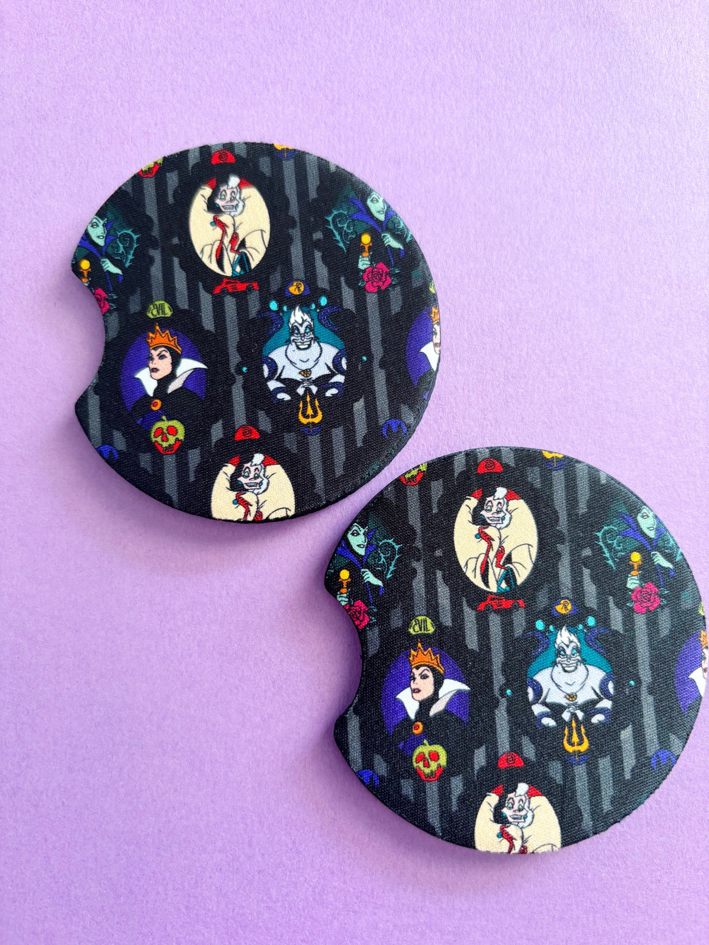 Villains \\ Car Coasters
