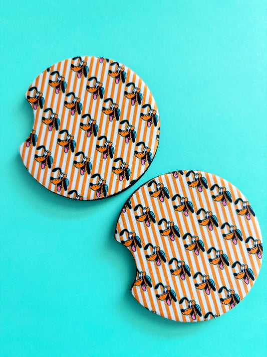 Loyal Pup \\ Car Coasters