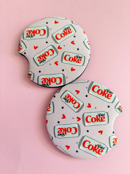 Diet Coke \\ Car Coasters