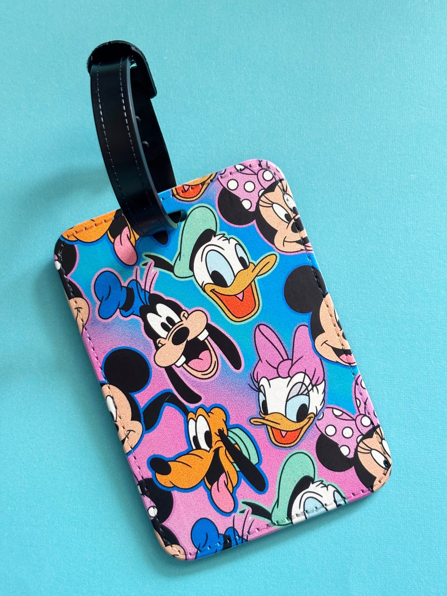 Favorite Gang // Pink and Blue // Luggage Tag