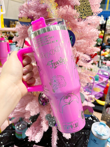 Swiftie Full Wrap /// Engraved Stainless Steel 40oz Tumbler