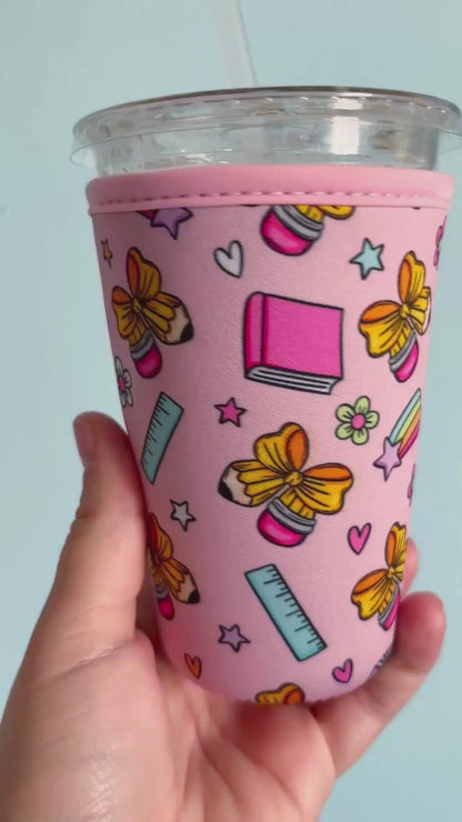 Girly Teacher /// Cup Drink Sleeve