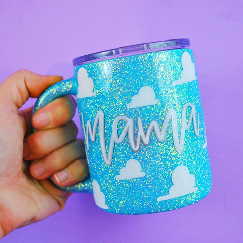 Toy Clouds Handled Mug